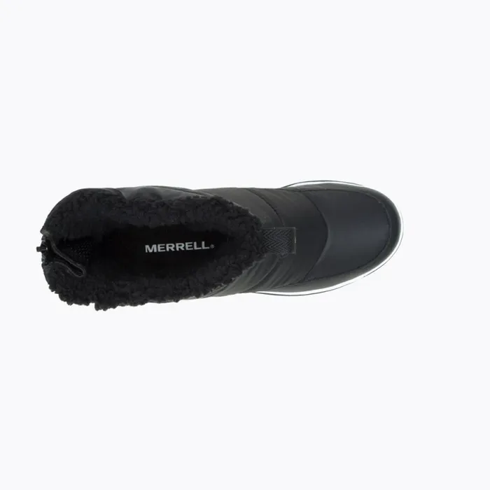 Snowcreek Sport Mid Zip Polar Waterproof Black Women Merrell Boots