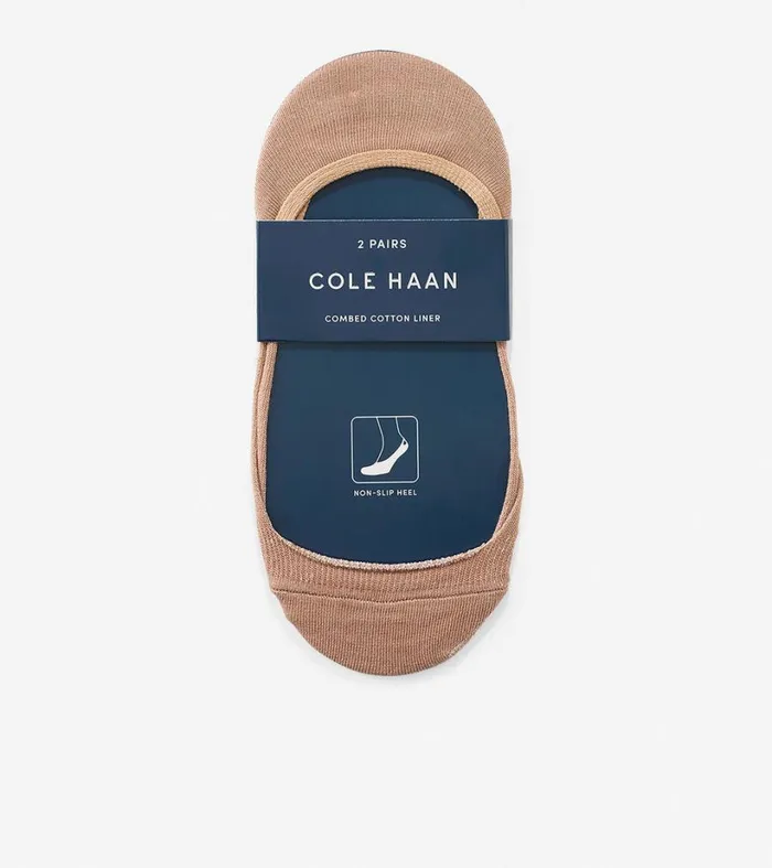Socks Women Cole Haan Knit Ballet Sock Liner 8211 2 Pack Nude