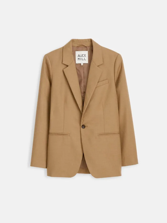 Soho Blazer In Wool Camel Women Alex Mill Set Dressing