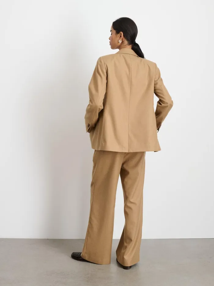 Soho Blazer In Wool Camel Women Alex Mill Set Dressing