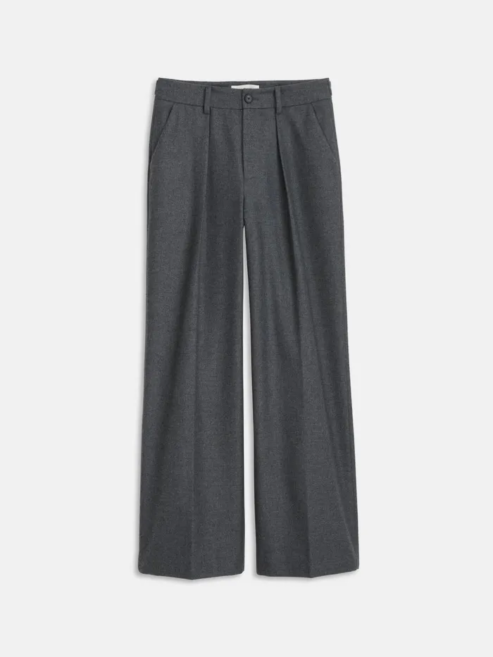 Soho Trouser In Wool Charcoal Women Alex Mill Set Dressing