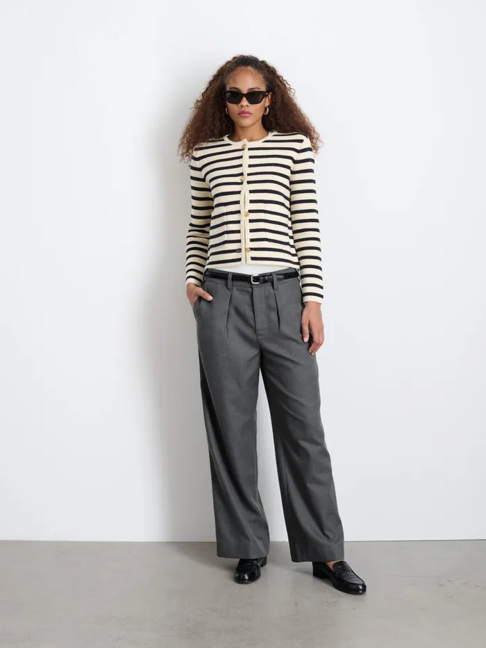 Soho Trouser In Wool Charcoal Women Alex Mill Set Dressing