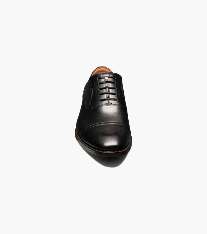 Sorrento Cap Toe Oxford Black Men Florsheim Dress Shoes
