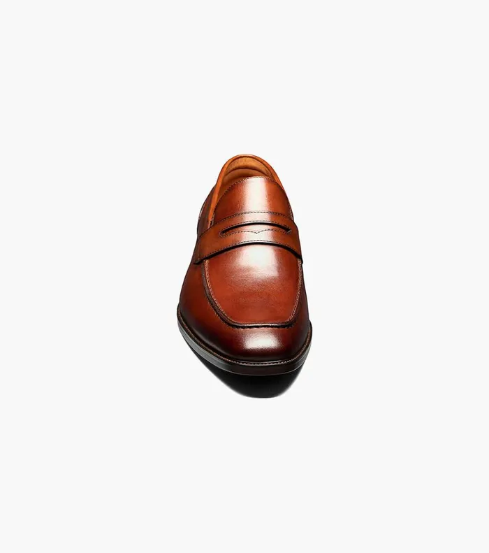 Sorrento Moc Toe Penny Loafer Cognac Men Florsheim Loafers and Slip Ons