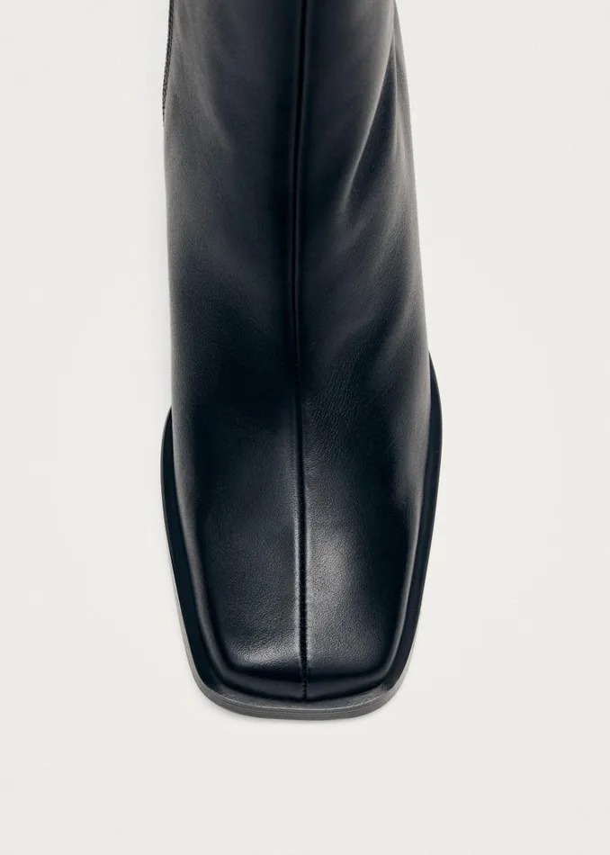 South Black Leather Ankle Boots Women ALOHAS Boots
