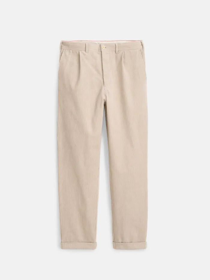 Standard Pleated Pant In Corduroy Cloud Grey Men Alex Mill Pants