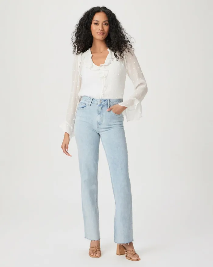 Stella 31 Inch Straight Jean 8211 Gianna Distressed Women PAIGE Straight