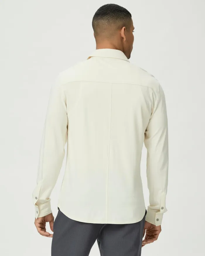 Stockton Button Up 8211 Tan Ceramic Men PAIGE Shirts Stockton Button Up 8211 Tan Ceramic Men PAIGE Shirts