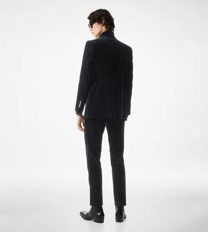 Suits Men TOM FORD EMBOSSED VELVET DYLLAN JACKET Navy