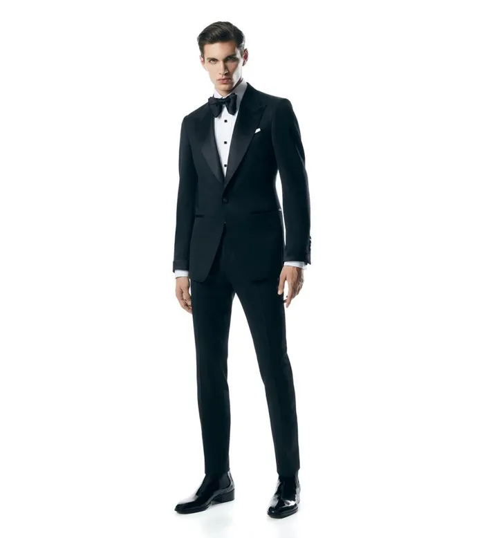 Suits Men TOM FORD WOOL MOHAIR SHELTON TUXEDO Black Suits Men TOM FORD WOOL MOHAIR SHELTON TUXEDO Black