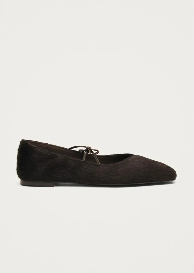 Sway Soft Brown Leather Ballet Flats Women ALOHAS Ballet Flats