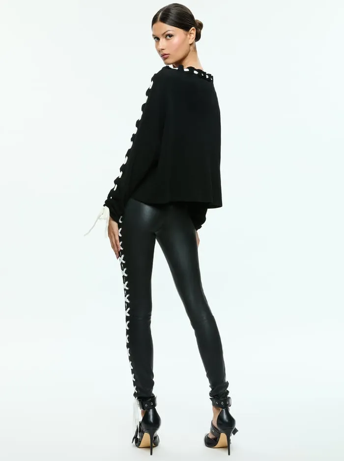 Sweaters Women Alice Olivia Calandra Pullover Blackecru