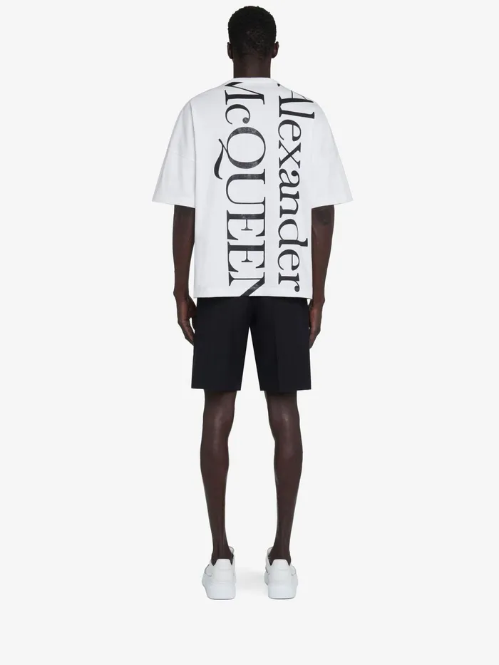 TShirts And Sweatshirts Men Alexander McQueen Exploded Logo TShirt White