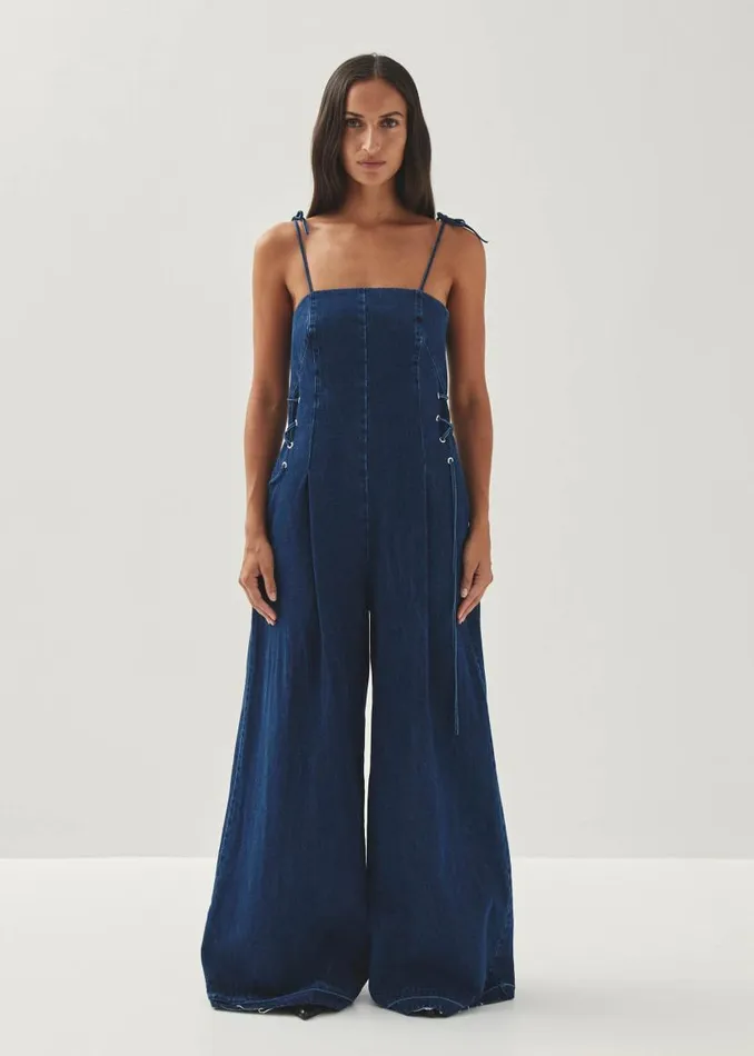 Tania Blue Denim Jumpsuit Women ALOHAS Total Looks