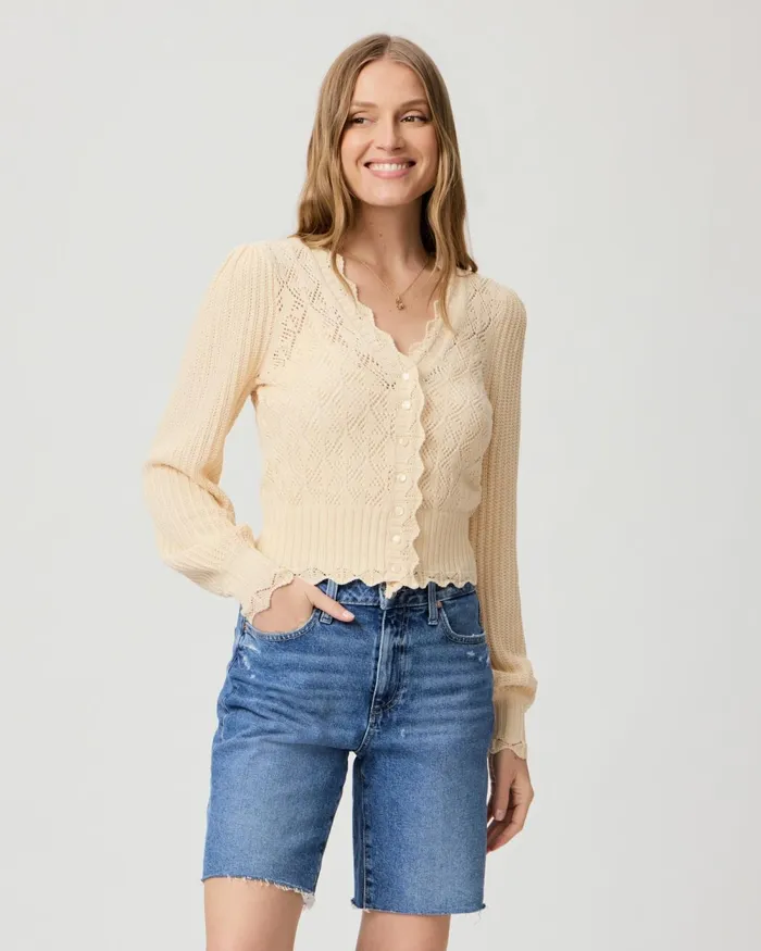 Tatiana Cardigan 8211 Ecru Women PAIGE Sweaters and Sweatshirts Tatiana Cardigan 8211 Ecru Women PAIGE Sweaters and Sweatshirts