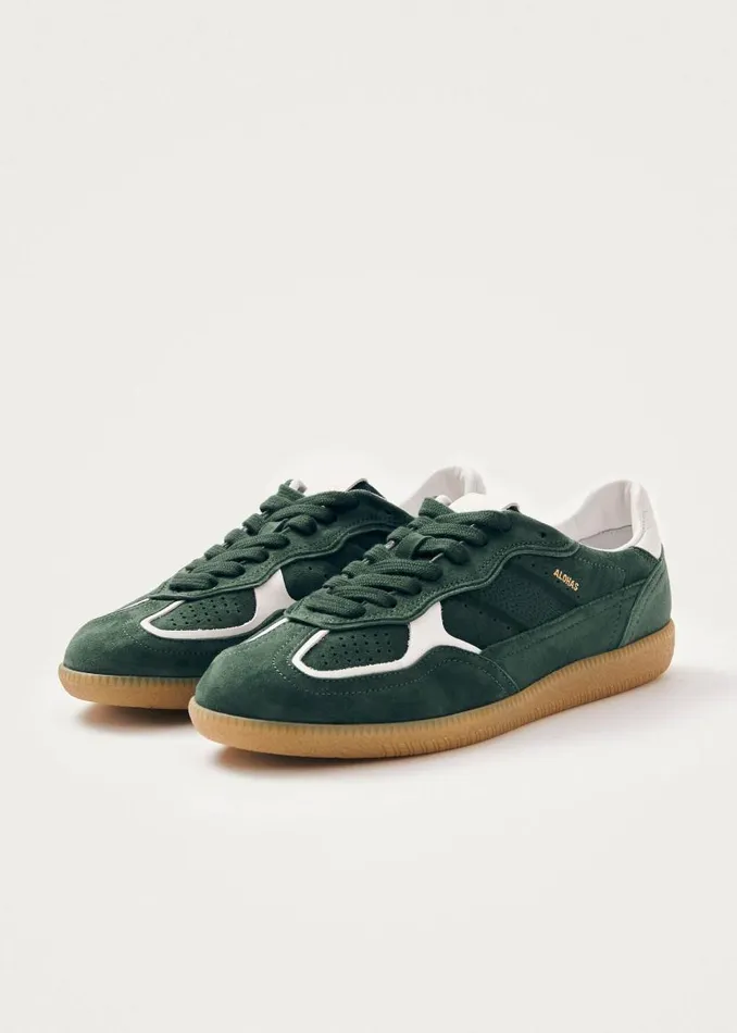Tb490 Rife Forest Green Leather Sneakers WomenMen ALOHAS Sneakers