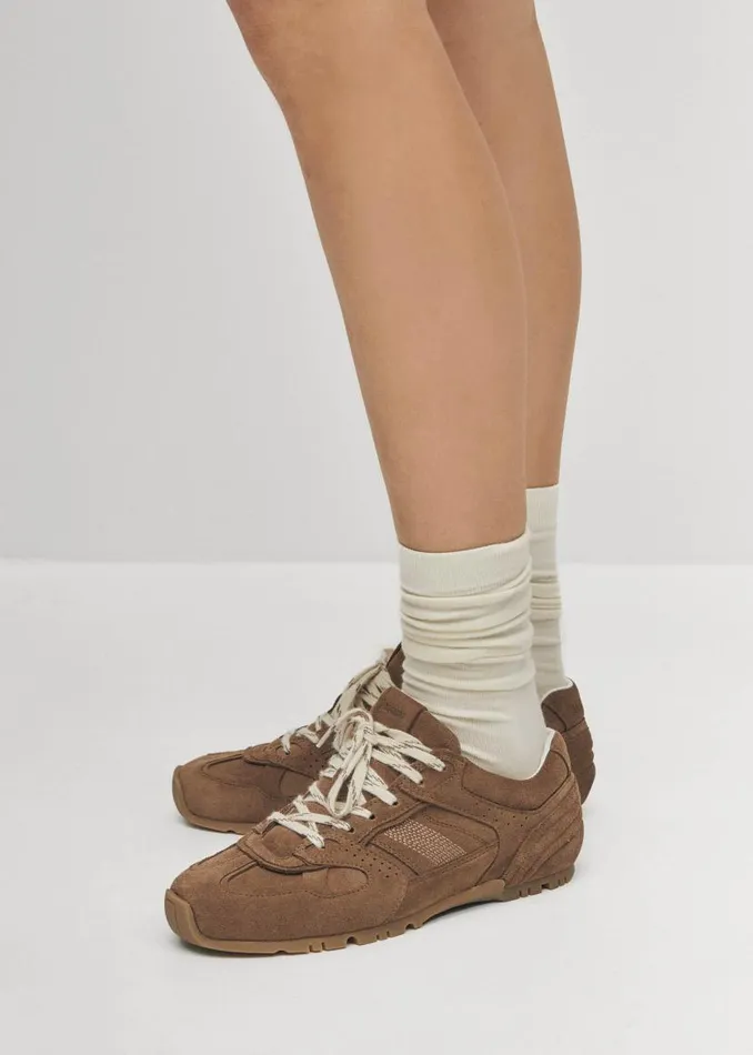 Tb56 Suede Brown Leather Sneakers WomenMen ALOHAS Sneakers
