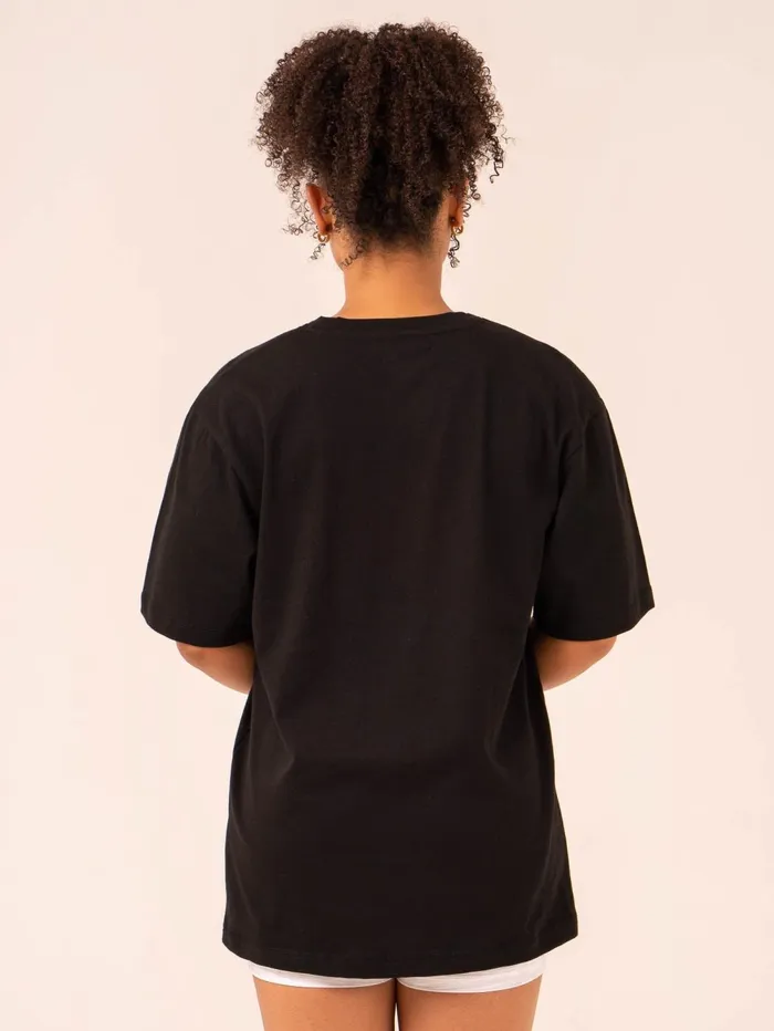 Tempo Oversized TShirt 8211 Black Women Ryderwear Tops