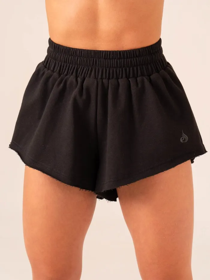 Tempo Track Short 8211 Black Women Ryderwear Gym Shorts