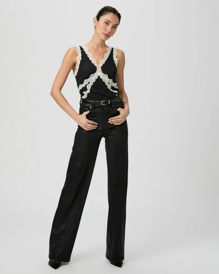 Terezia Top 8211 Black Silk Women PAIGE Tops and Blouses Terezia Top 8211 Black Silk Women PAIGE Tops and Blouses