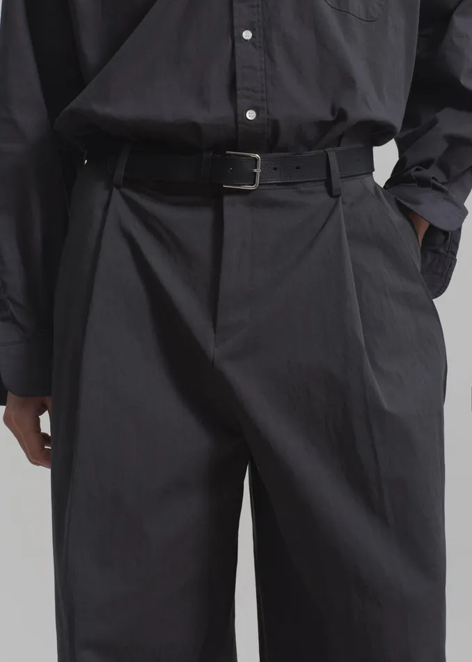 The Frankie Shop Bottoms Men Brandon Trousers 8211 Charcoal