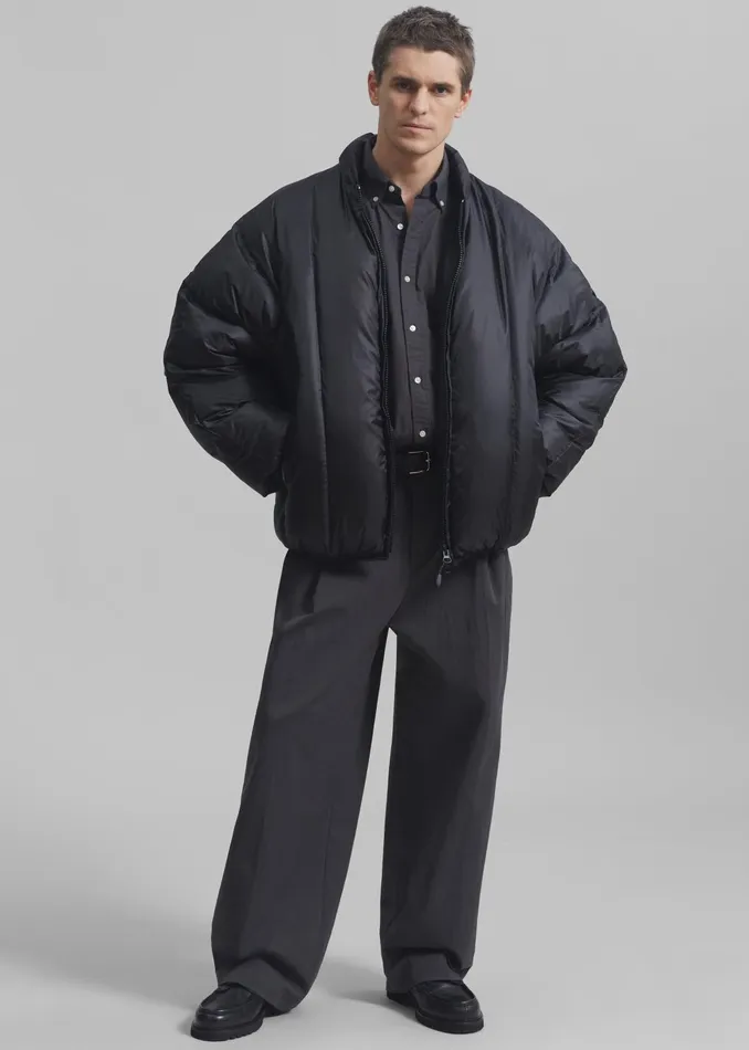 The Frankie Shop Bottoms Men Brandon Trousers 8211 Charcoal