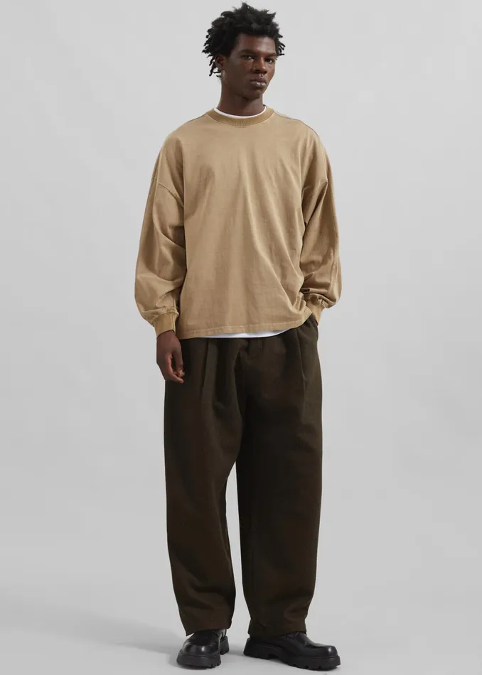 The Frankie Shop Bottoms Men Felix Trousers 8211 Dark Olive