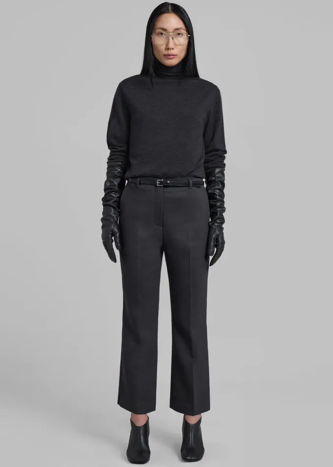 The Frankie Shop Bottoms Women 31 Phillip Lim Slim Kick Flare Trousers 8211 Ink