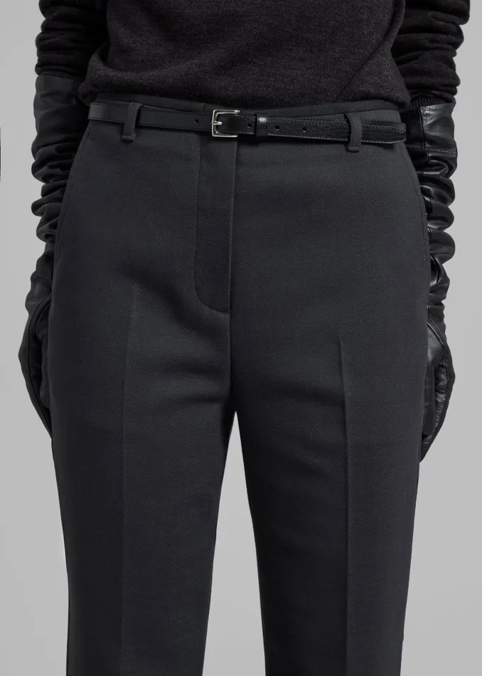 The Frankie Shop Bottoms Women 31 Phillip Lim Slim Kick Flare Trousers 8211 Ink