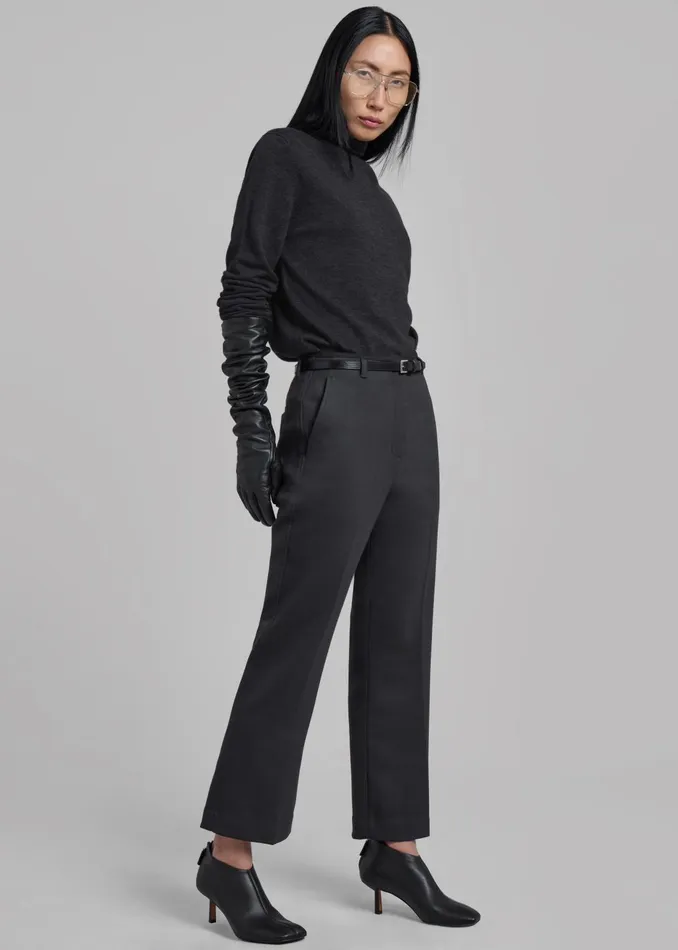 The Frankie Shop Bottoms Women 31 Phillip Lim Slim Kick Flare Trousers 8211 Ink