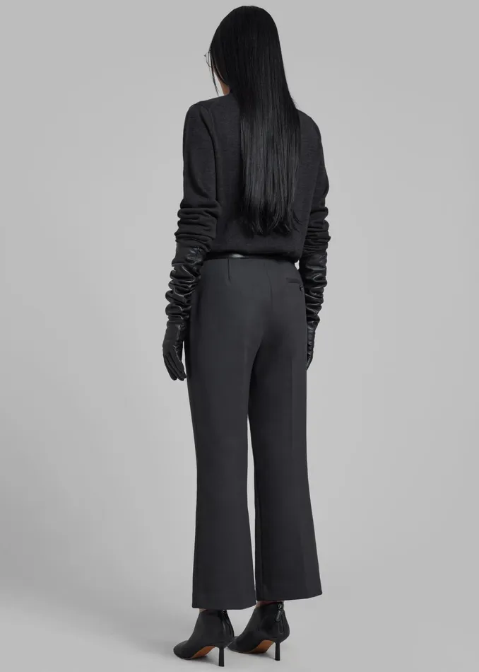 The Frankie Shop Bottoms Women 31 Phillip Lim Slim Kick Flare Trousers 8211 Ink