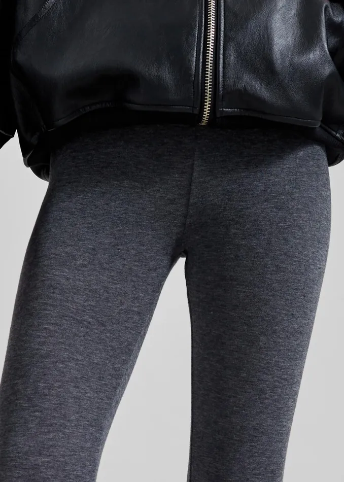 The Frankie Shop Bottoms Women Alondra Leggings 8211 Dark Grey