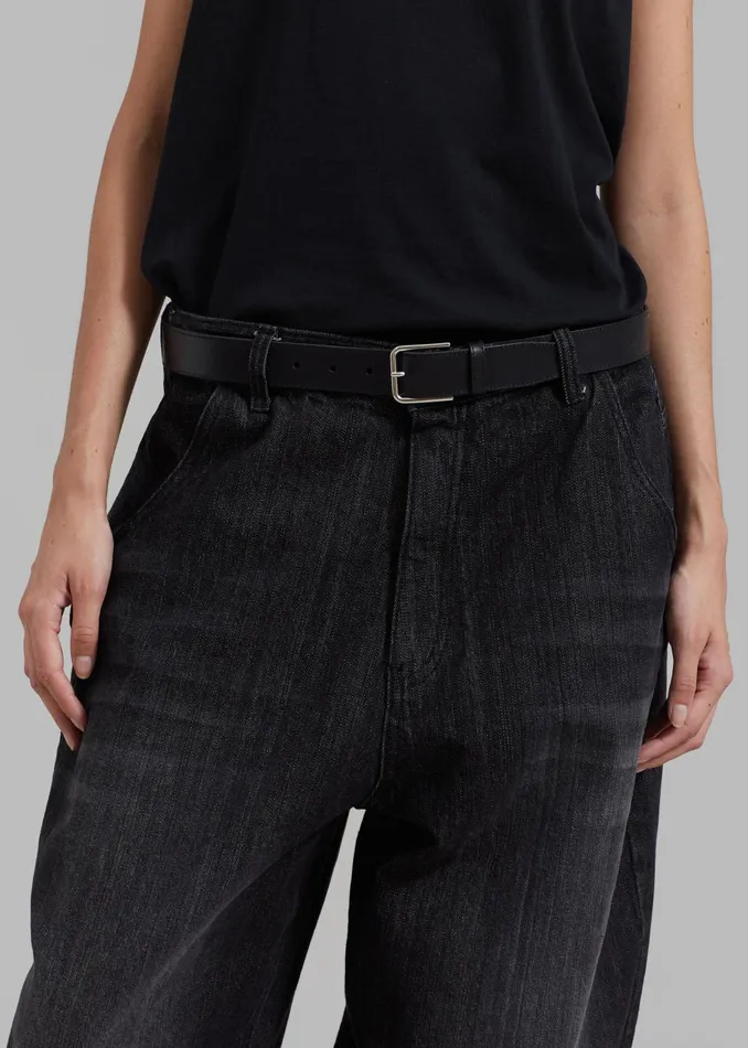 The Frankie Shop Bottoms Women Charleston Oversized Jeans 8211 Grey