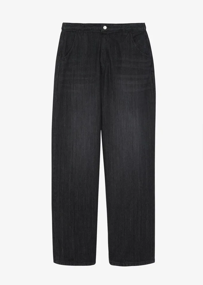 The Frankie Shop Bottoms Women Charleston Oversized Jeans 8211 Grey