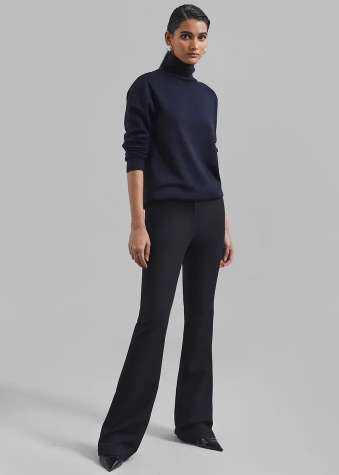 The Frankie Shop Bottoms Women Charley Bootcut Pants 8211 Black