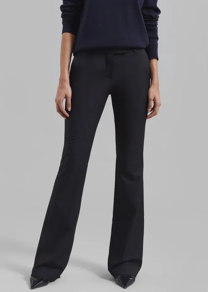 The Frankie Shop Bottoms Women Charley Bootcut Pants 8211 Black