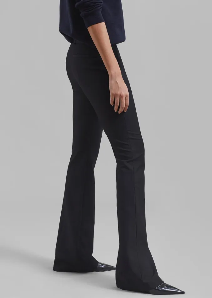 The Frankie Shop Bottoms Women Charley Bootcut Pants 8211 Black