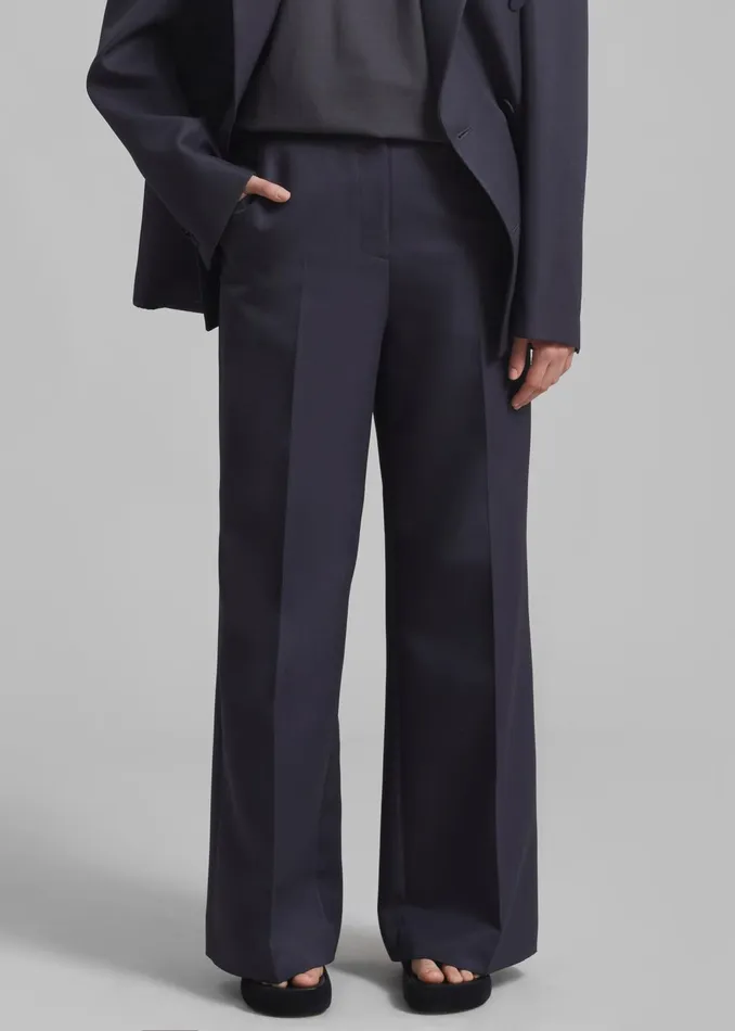 The Frankie Shop Bottoms Women Dixie Trousers 8211 Charcoal