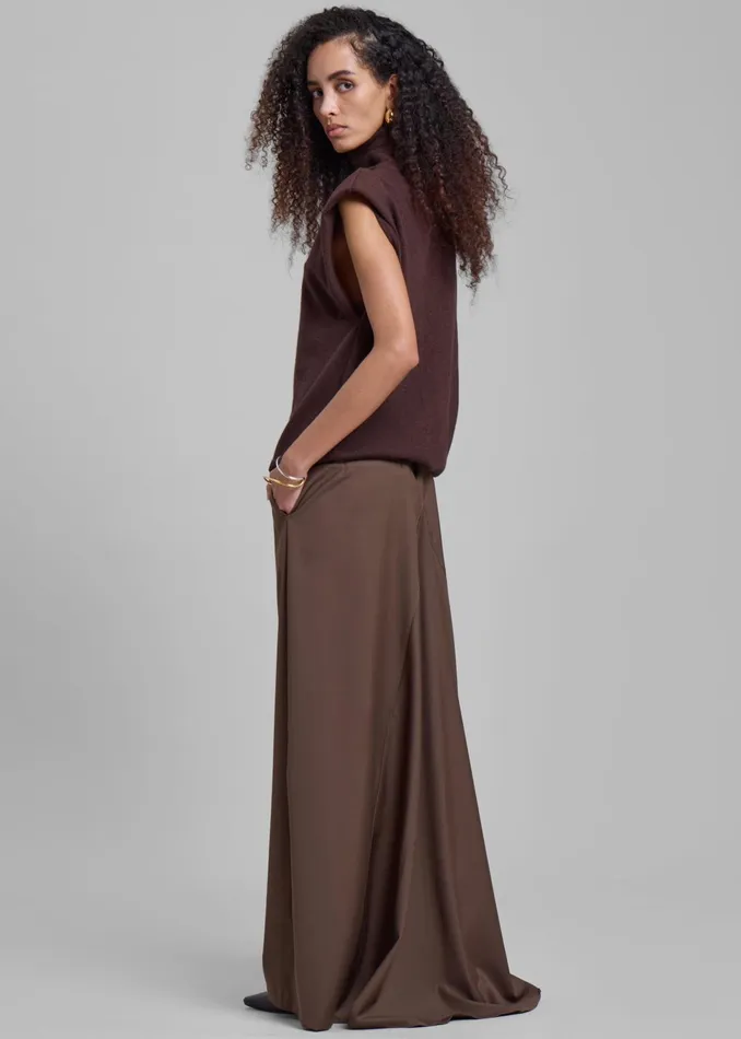 The Frankie Shop Bottoms Women Eloise Maxi Skirt 8211 Brown