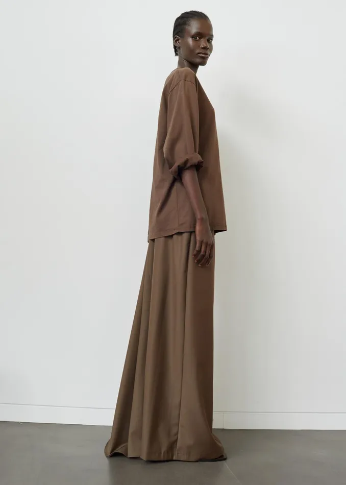The Frankie Shop Bottoms Women Eloise Maxi Skirt 8211 Brown