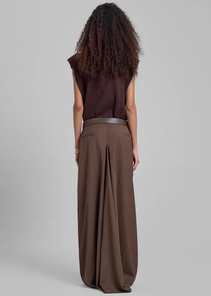 The Frankie Shop Bottoms Women Eloise Maxi Skirt 8211 Brown