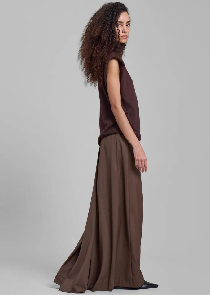 The Frankie Shop Bottoms Women Eloise Maxi Skirt 8211 Brown