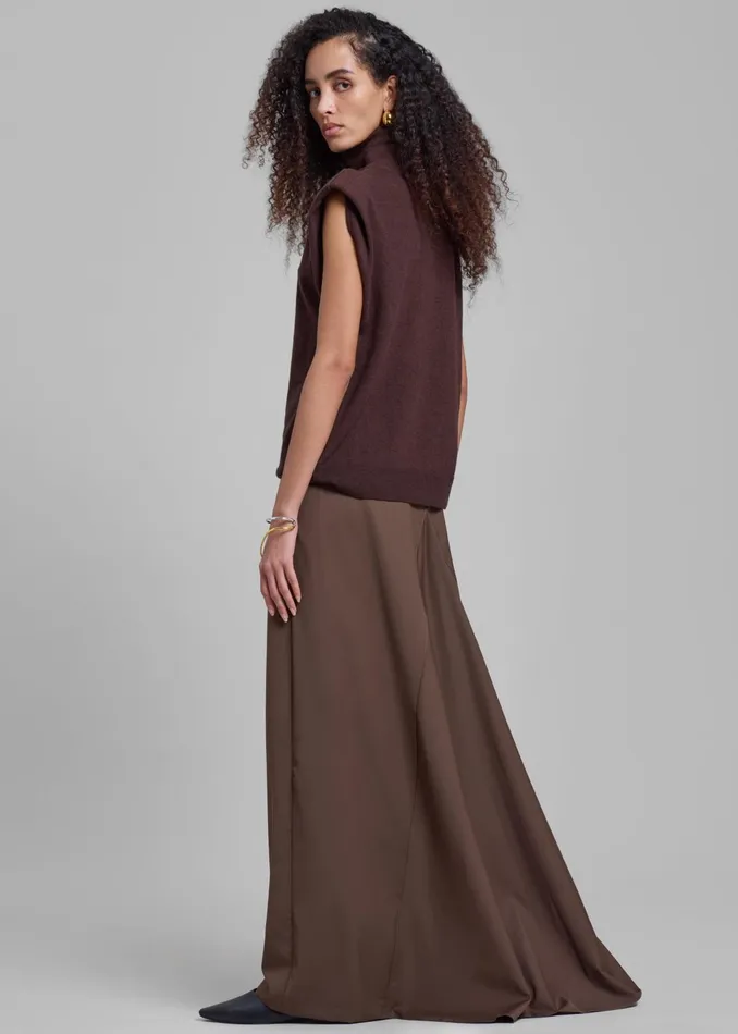 The Frankie Shop Bottoms Women Eloise Maxi Skirt 8211 Brown