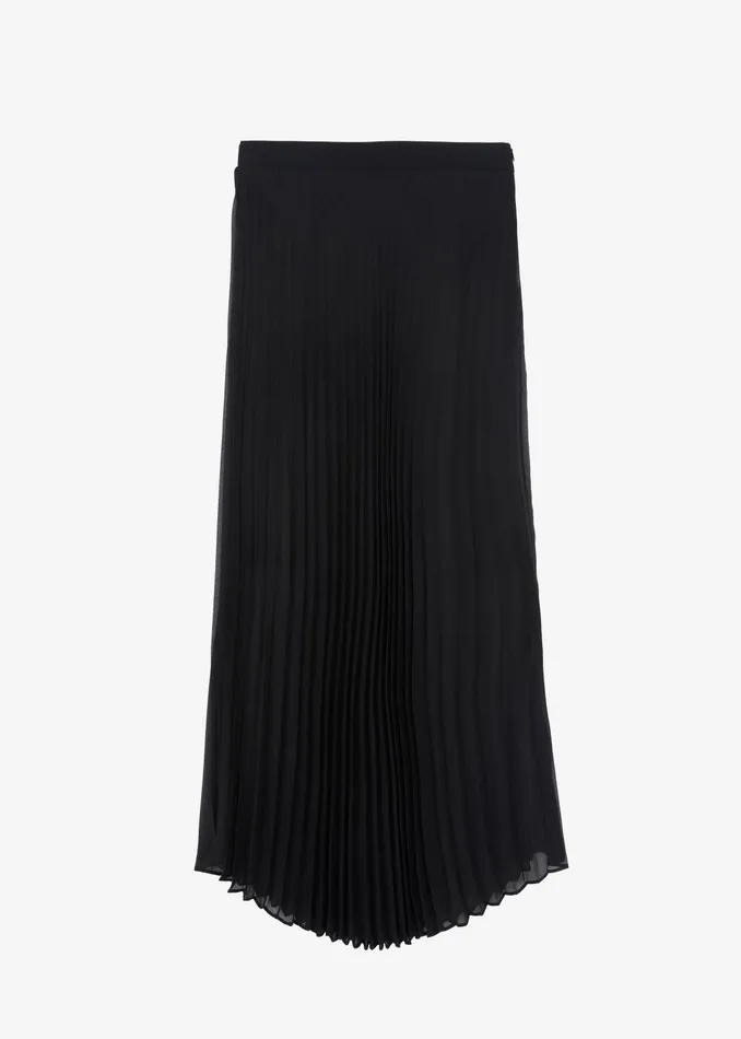 The Frankie Shop Bottoms Women Kaya Pleated Maxi Skirt 8211 Black