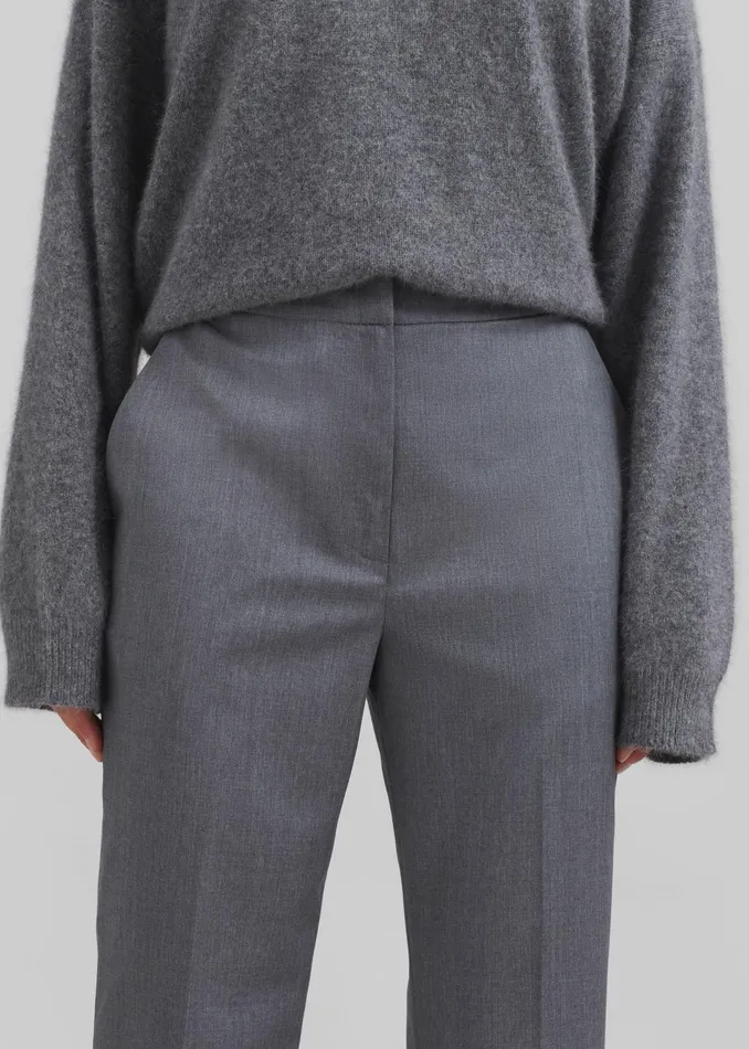 The Frankie Shop Bottoms Women Loulou Studio Dorkas Pants 8211 Grey