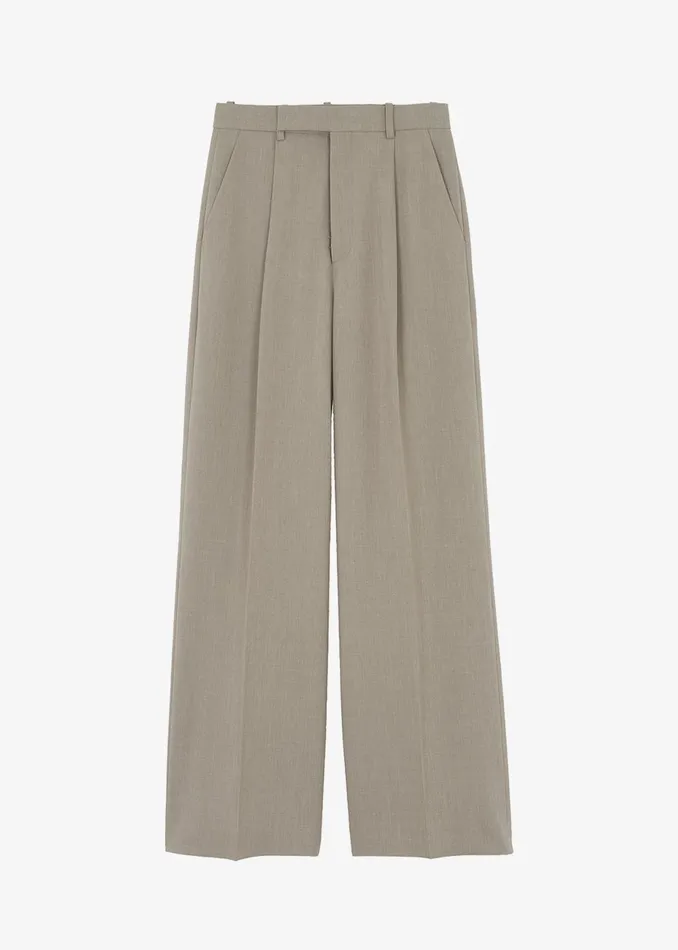 The Frankie Shop Bottoms Women Nessi Pintuck Trousers 8211 Taupe