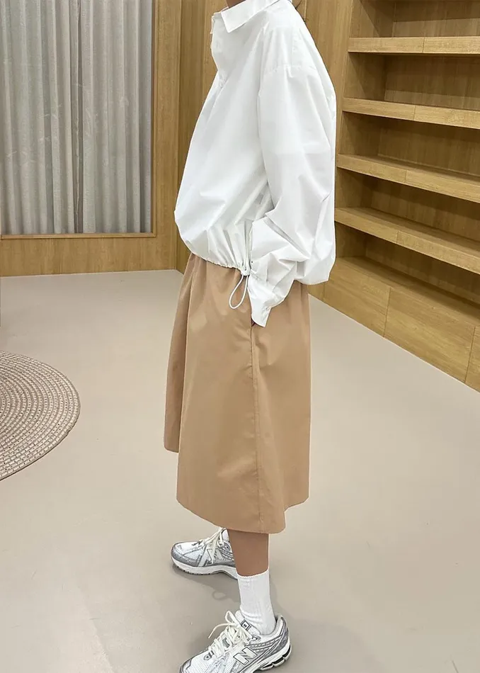 The Frankie Shop Bottoms Women Nia Cropped Wide Pants 8211 Beige