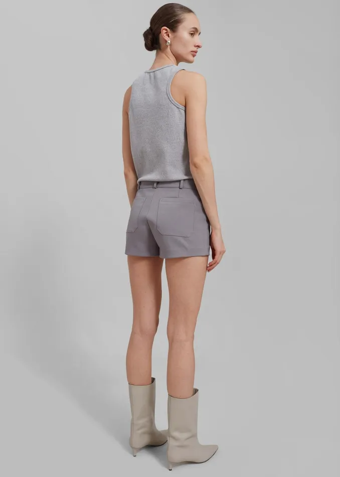 The Frankie Shop Bottoms Women Pia Hot Pants 8211 Grey
