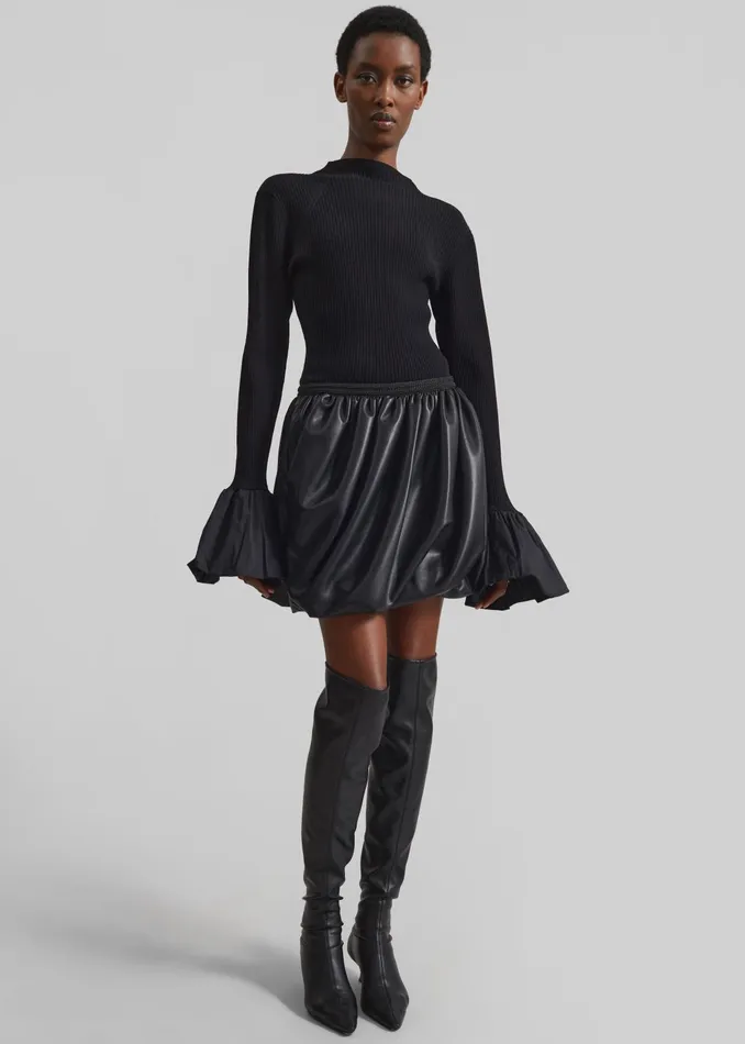 The Frankie Shop Bottoms Women Rotate Balloon Skirt 8211 Black