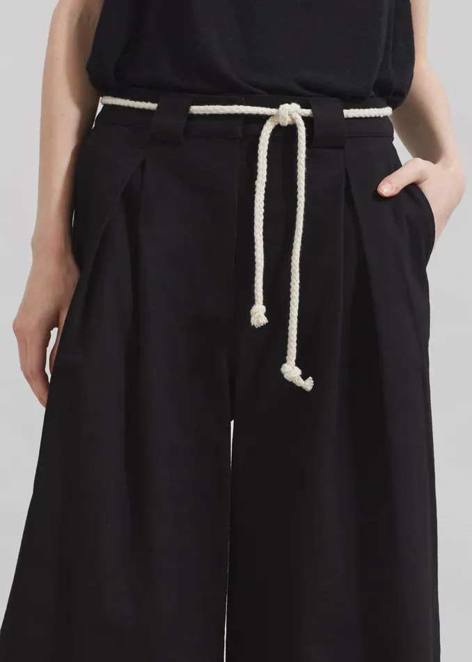 The Frankie Shop Bottoms Women The Garment Cassano Wide Pants 8211 Black